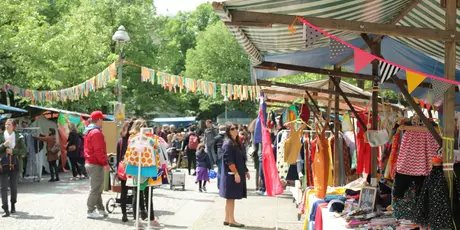 Mercado de moda en Neukölln