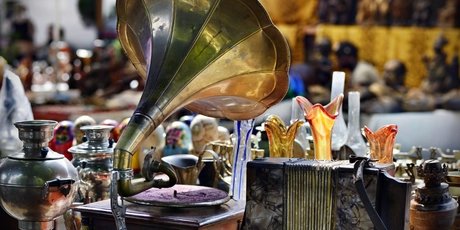 Grammophone en el rastro