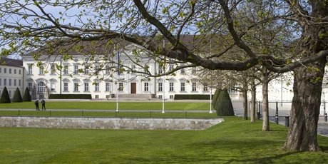 Castello Bellevue, sede del Presidente della Repubblica Federale Tedesca a Tiergarten a Berlino