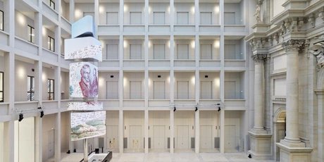 Foro Humboldt de Berlín, vestíbulo y portal Eosander