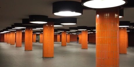 Stazione della metropolitana Messe Nord/ICC a Berlino