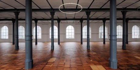 Etage industriel historique avec colonnes en fonte
