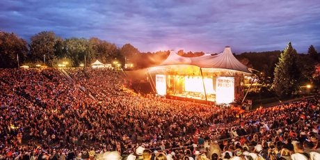 Open-air concert in the Parkbühne Wuhlheide Berlin