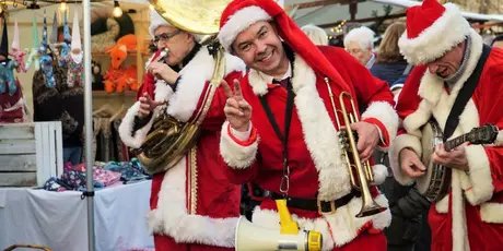 Weihnachten im Westend: Jazz Nikoläuse