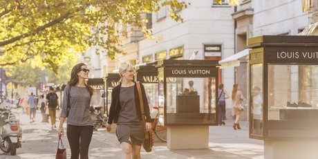 Shopping am Kudamm in Charlottenburg, Berlin