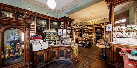 Das Geschäft Winterfeldt Schokoladen in Berlin: Innenraum