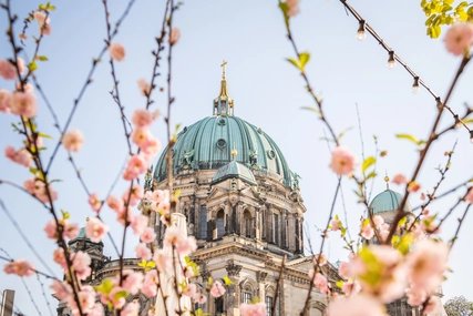 Berliner Dom im Frühling