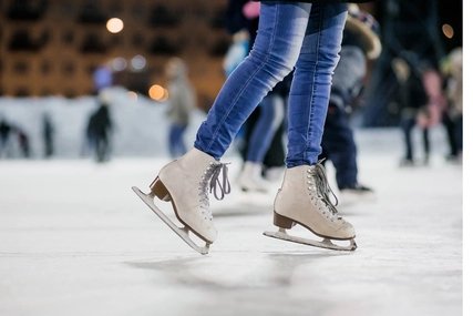 Ice skating in Berlin