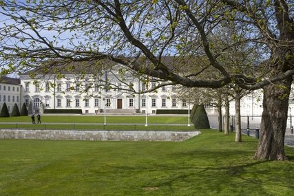 Schloss Bellevue, Sitz des Bundespräsidenten im Berliner Tiergarten