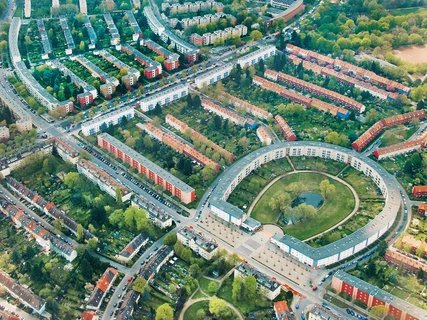 Großsiedlung Britz mit Hufeisensiedlung