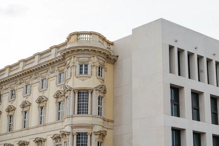 modern and baroque elements of the Humboldt Forum Berlin