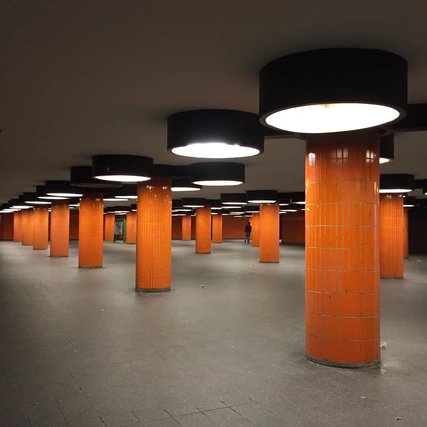 U-Bahnhof Messe Nord/ICC in Berlin