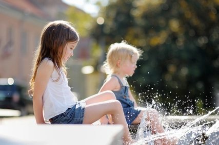 Wasserspielplätze