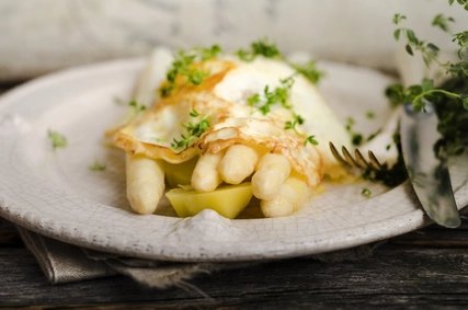 Spargelzeit: Leckerer Spargel mit Rührei