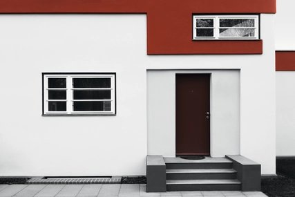 Eingangsbereich, Bauhaus Siedlung Staaken, Berlin Spandau