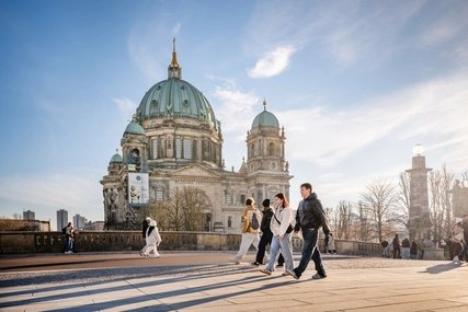 winterliche Stimmung auf der Museumsinsel