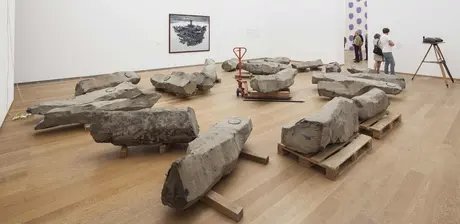 Joseph Beuys, DAS ENDE DES 20. JAHRHUNDERTS (1. Fassung), Detail, 1982–1983