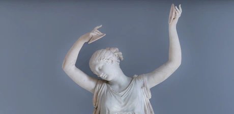 Skulptur Antonio Canova, Tänzerin mit Zimbeln