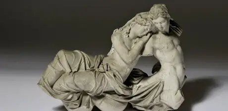 August Kiß nach Schinkel, Nereide auf einem Seekentauren, 1829/30, Gips