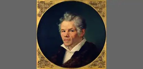 Carl Friedrich Ludwig Schmid, Bildnis Karl Friedrich Schinkel, 1832, Öl auf Leinwand