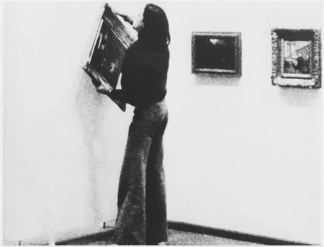 Ulay, Irritation – There is a Criminal Touch to Art, 1976, film stills, Neue Nationalgalerie, Berlin