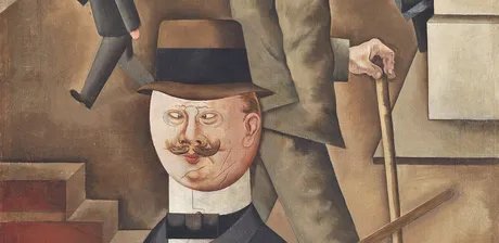 George Grosz, Grauer Tag, 1921, Neue Nationalgalerie. Foto: Andres Kilger