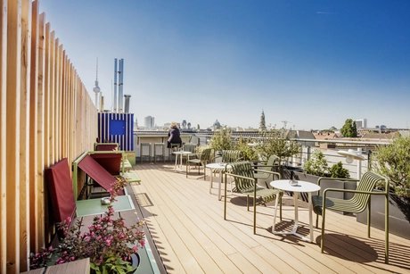 15-Min-Stadt-Hotel The Circus Dachterrasse