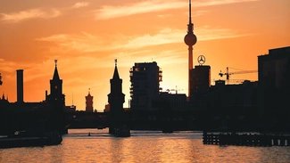Spreepanorama am Abend
