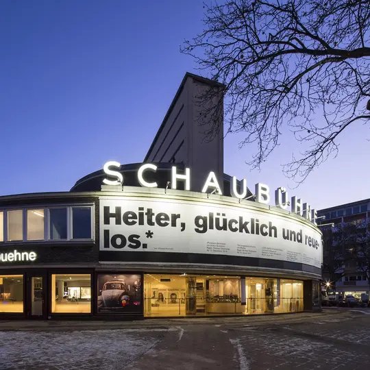 Exterior view of the Schaubühne in Berlin-Chalottenburg