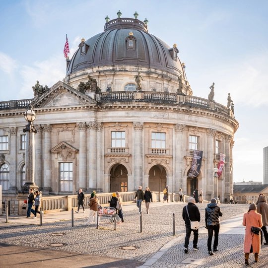 winterliche Stimmung auf der Museumsinsel