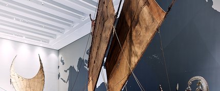 Luf-Boot im Ethnologischen Museum im Humboldt Forum