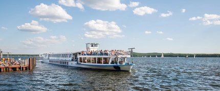 Schiffsanlegestelle Rübezahl am Müggelsee in Berlin
