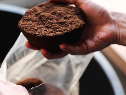 Marc de café pour la fabrication des gobelets Kaffeeform