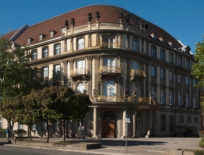 Sommer Ephraimpalais das Gebäude von außen
