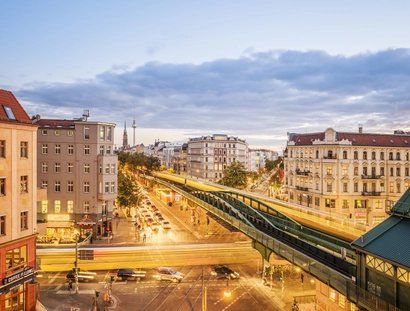 Hochbahn Schönhauser Allee Ecke Eberswalder Straße