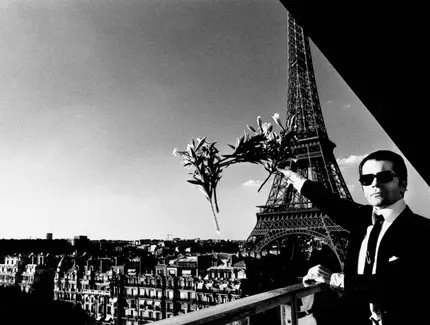 Helmut Newton, Karl Lagerfeld, Paris 1976