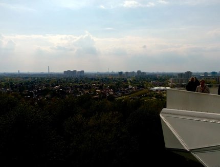Blick auf Marzahn vom Wolkenhain aus 