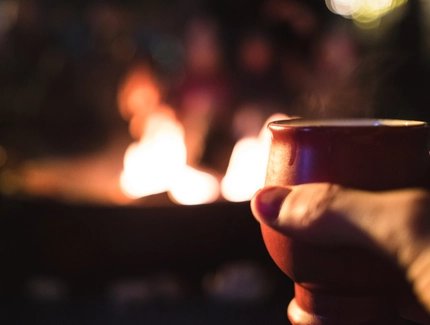 Glühwein aus der Tontasse