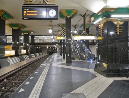 Stazione della metropolitana di Rathaus Spandau a Berlino