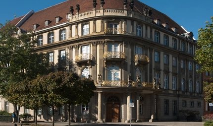 Sommer Ephraimpalais das Gebäude von außen