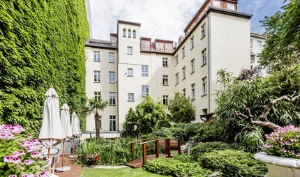15-Min-Stadt-Hotel Garden Boutique Hotel Aussenfassade